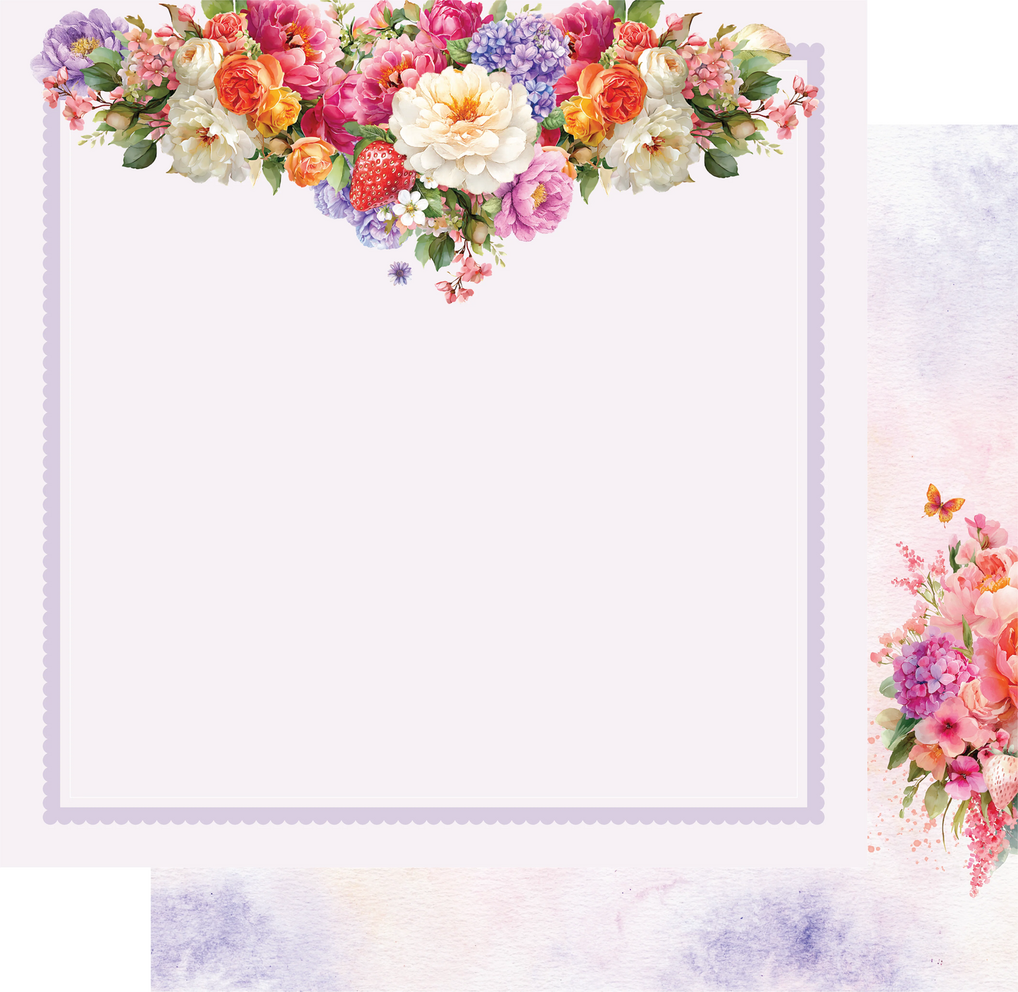 Uniquely Creative - Oh So Lovely - 12x12 Oh Hello There Paper (1/sheet)