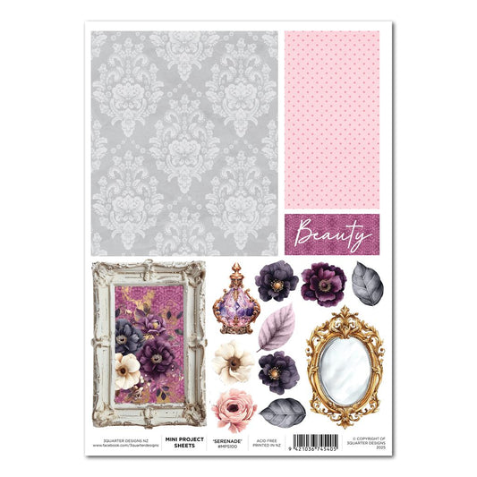 3Quarter Designs - Mini Project Sheet - Petal Serenade