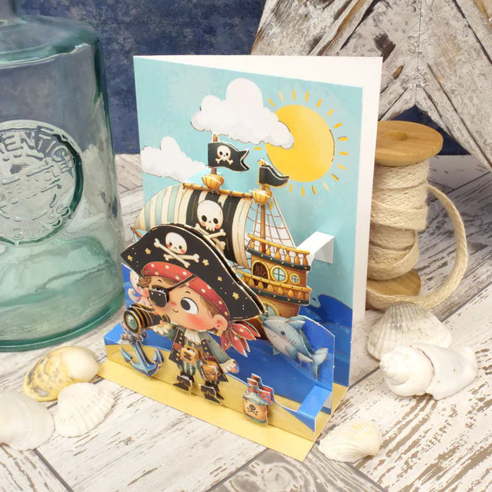 Hunkydory Crafts - Pop-Up Stepper Card - Shiver Me Timbers