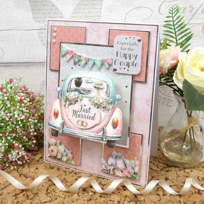 Hunkydory Crafts - Pop-Up Stepper Card - Just Married