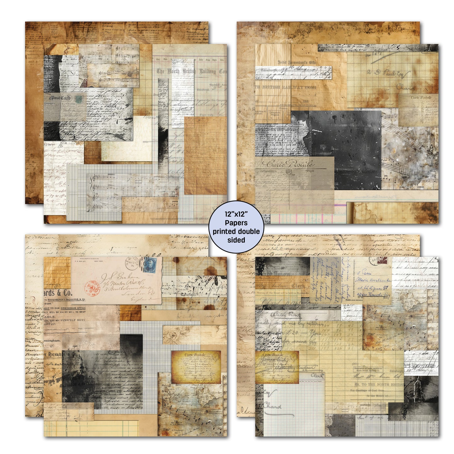 3Quarter Designs - 12x12 - Paper Tales
