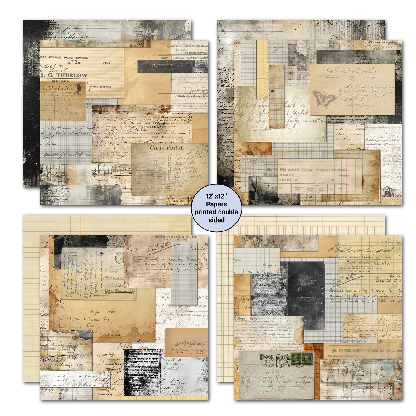 3Quarter Designs - 12x12 - Paper Tales