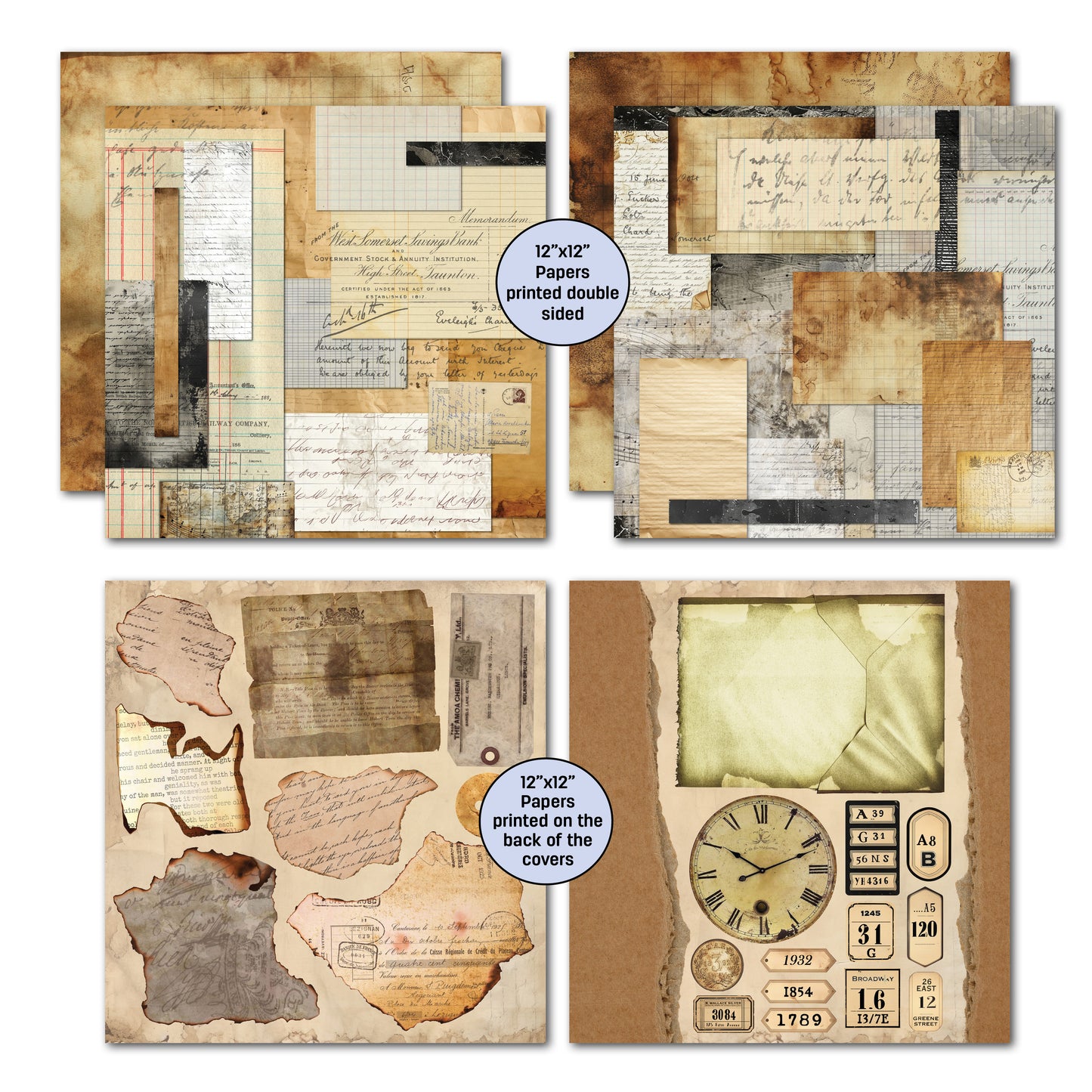 3Quarter Designs - 12x12 - Paper Tales