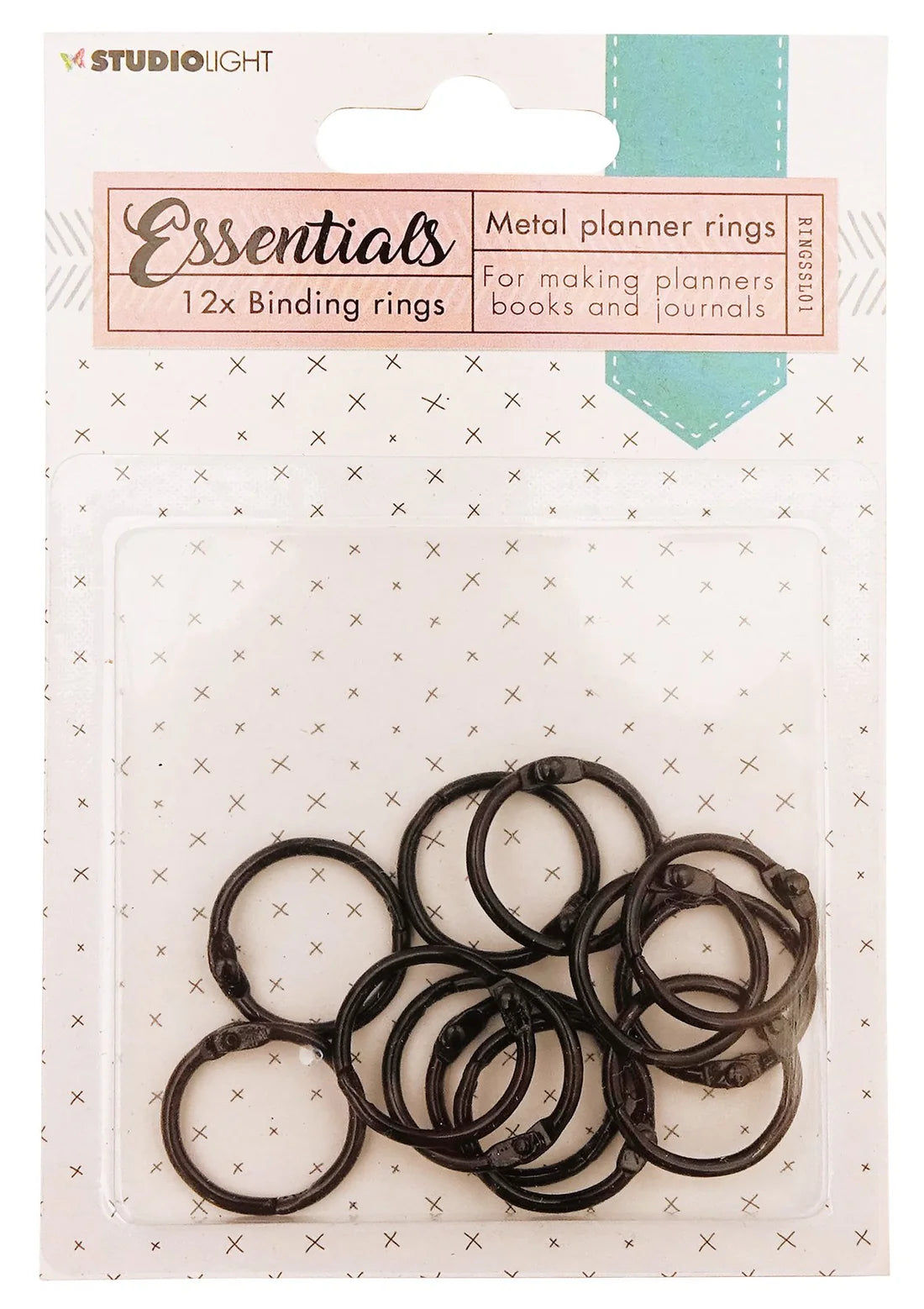 Studio Light - Binding Rings (12/pack) - Black