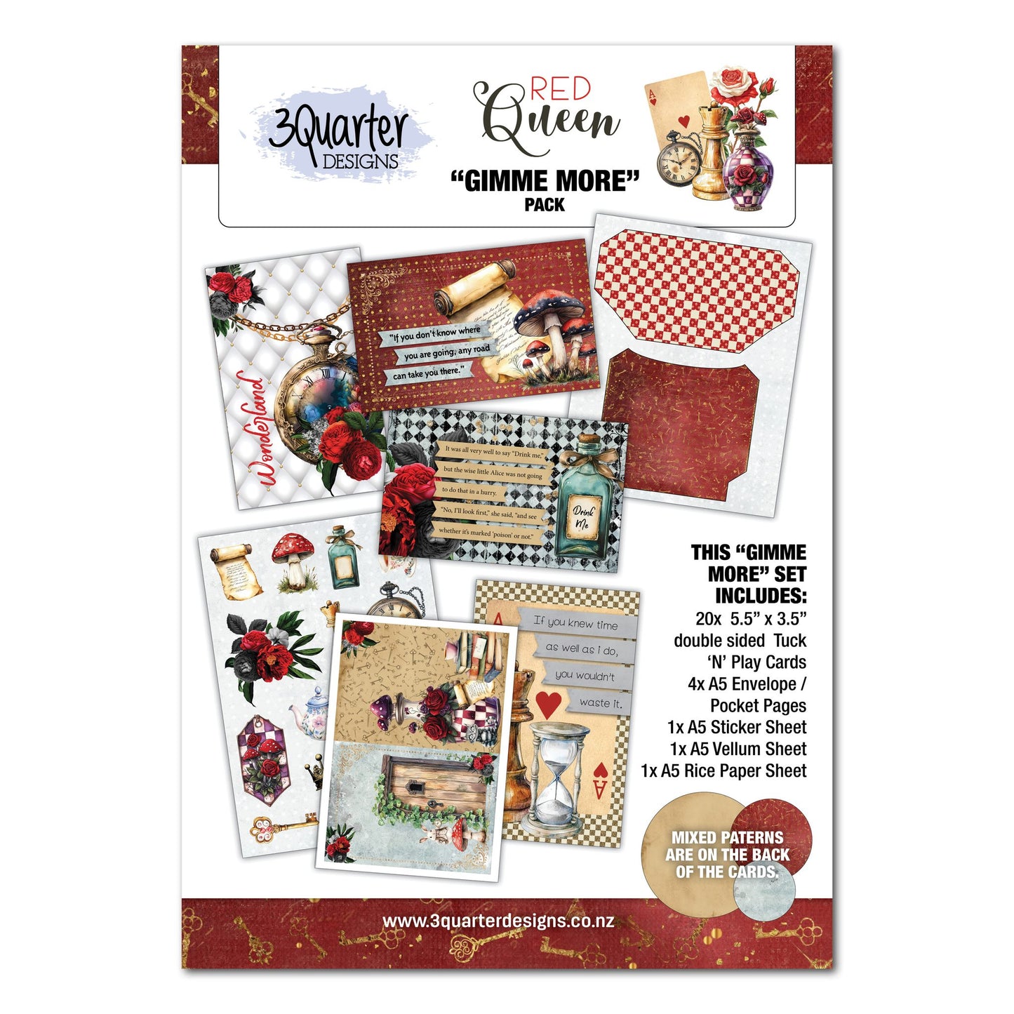 3Quarter Designs - Gimme More Pack - Red Queen