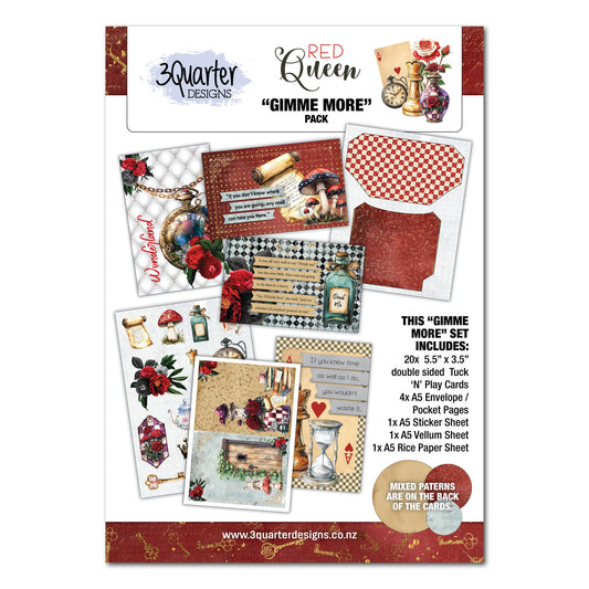 3Quarter Designs - Gimme More Pack - Red Queen