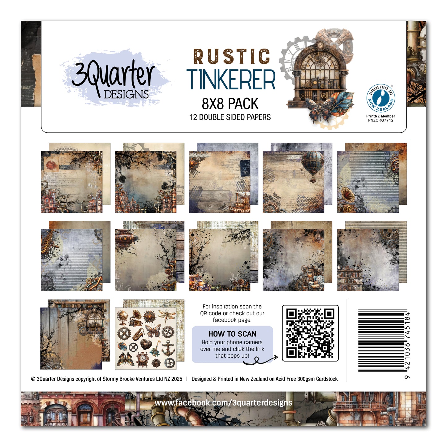 3Quarter Designs - 8x8 Rustic Tinkerer