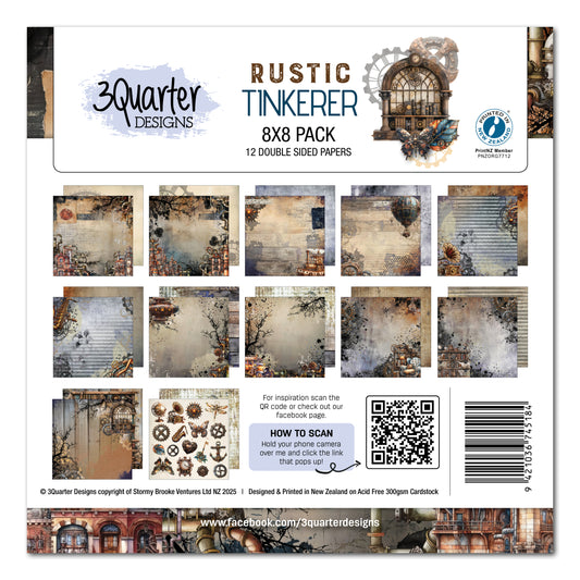 3Quarter Designs - 8x8 Rustic Tinkerer