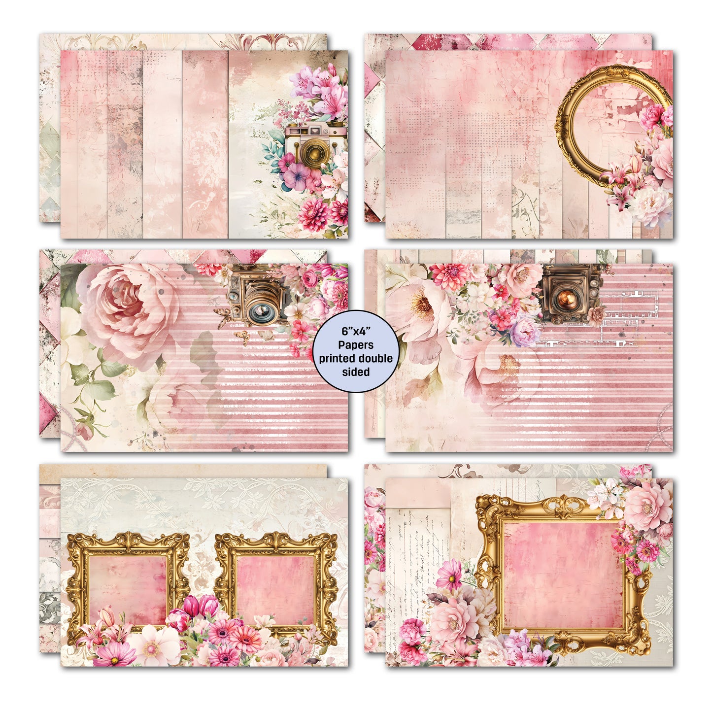 3Quarter Designs - 6x4 Card Making Pack - Shutter Glam