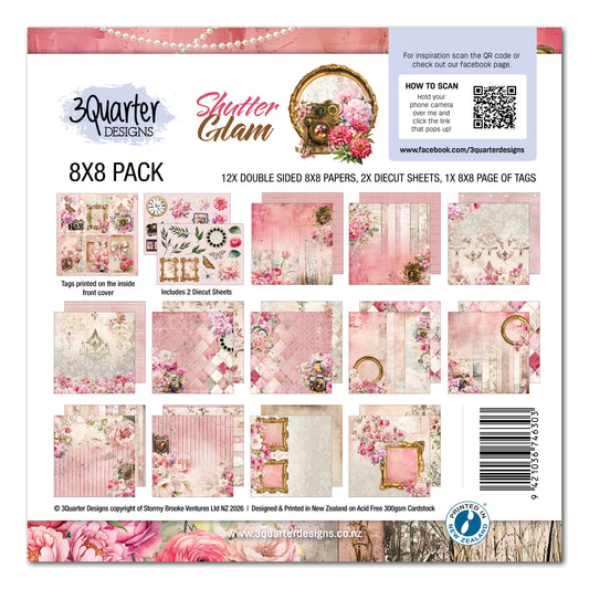 3Quarter Designs - 8x8 - Shutter Glam