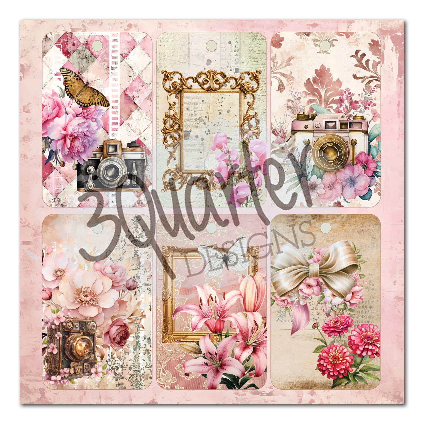 3Quarter Designs - 8x8 - Shutter Glam