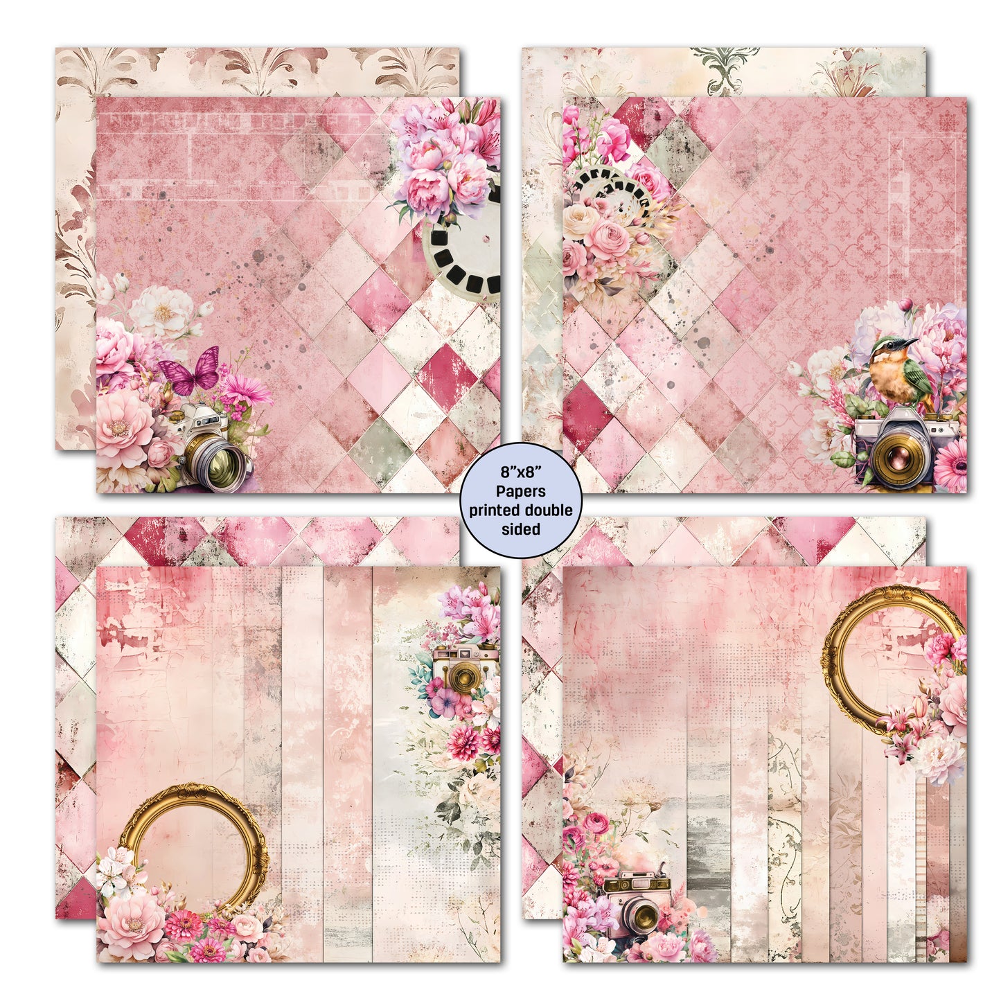3Quarter Designs - 8x8 - Shutter Glam