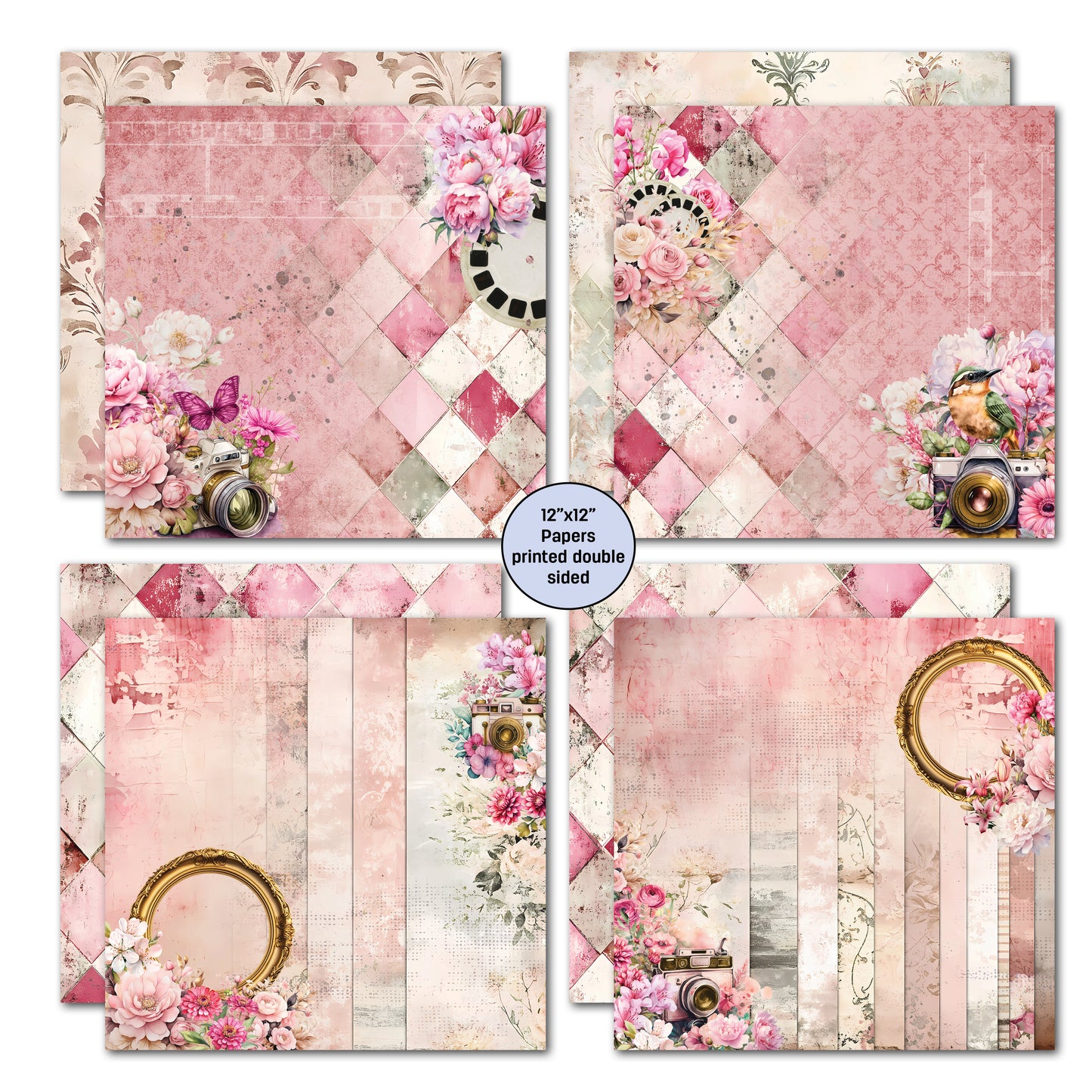 3Quarter Designs - 12x12 - Shutter Glam