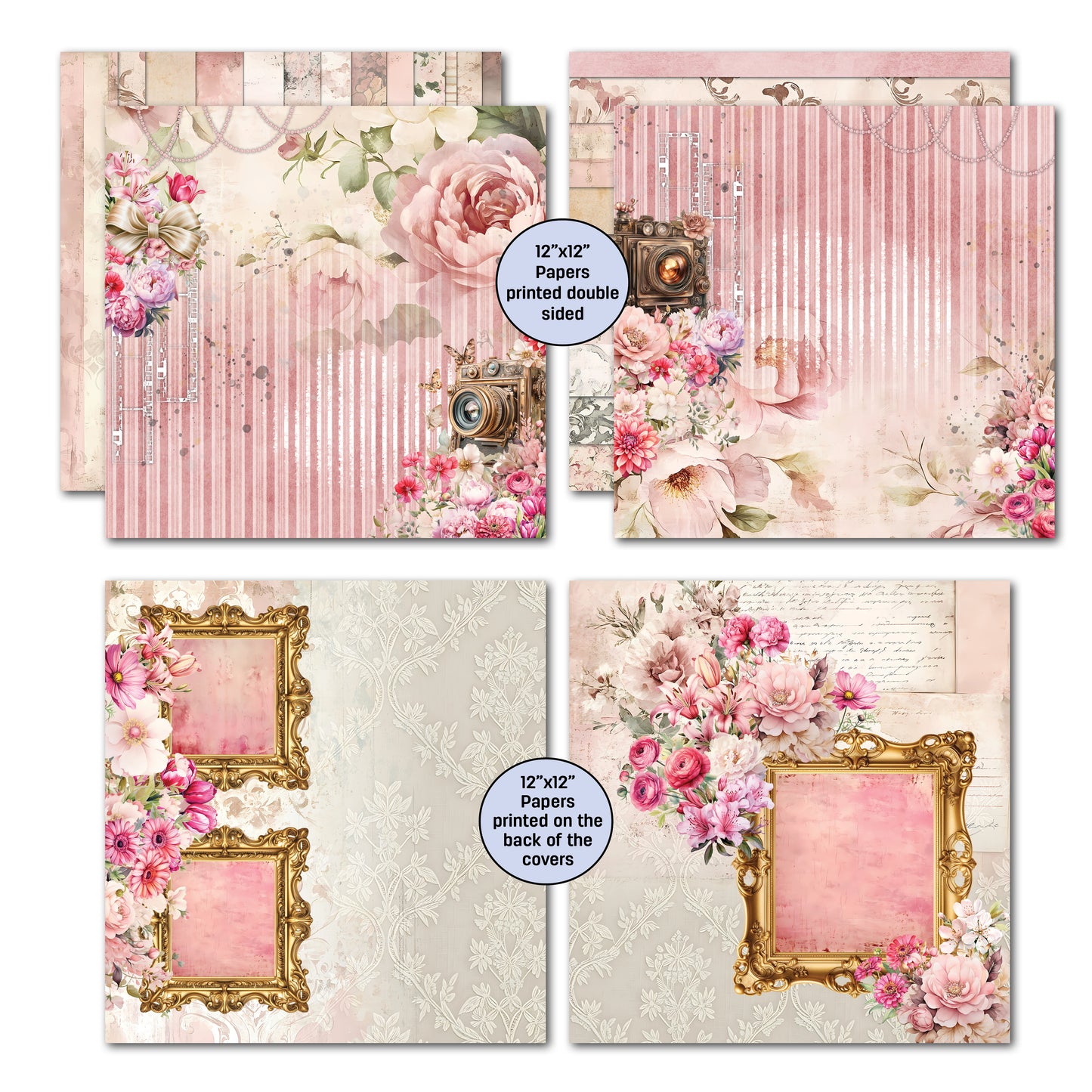 3Quarter Designs - 12x12 - Shutter Glam