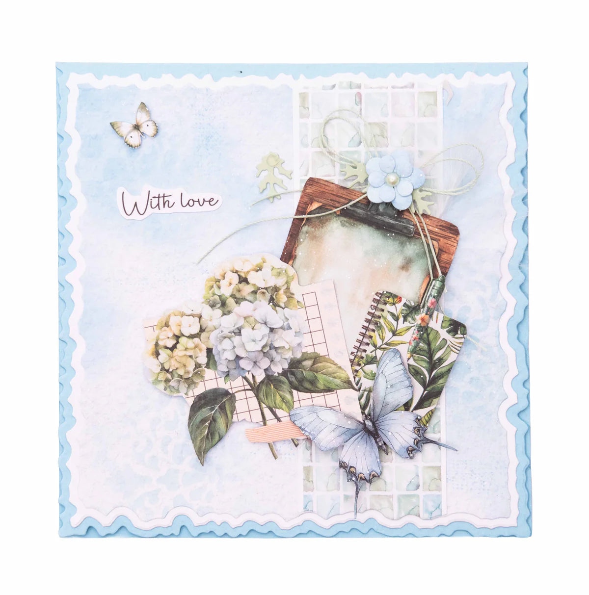 Studio Light - Torn Edge Folded Card - Square Die Set (5/pcs)