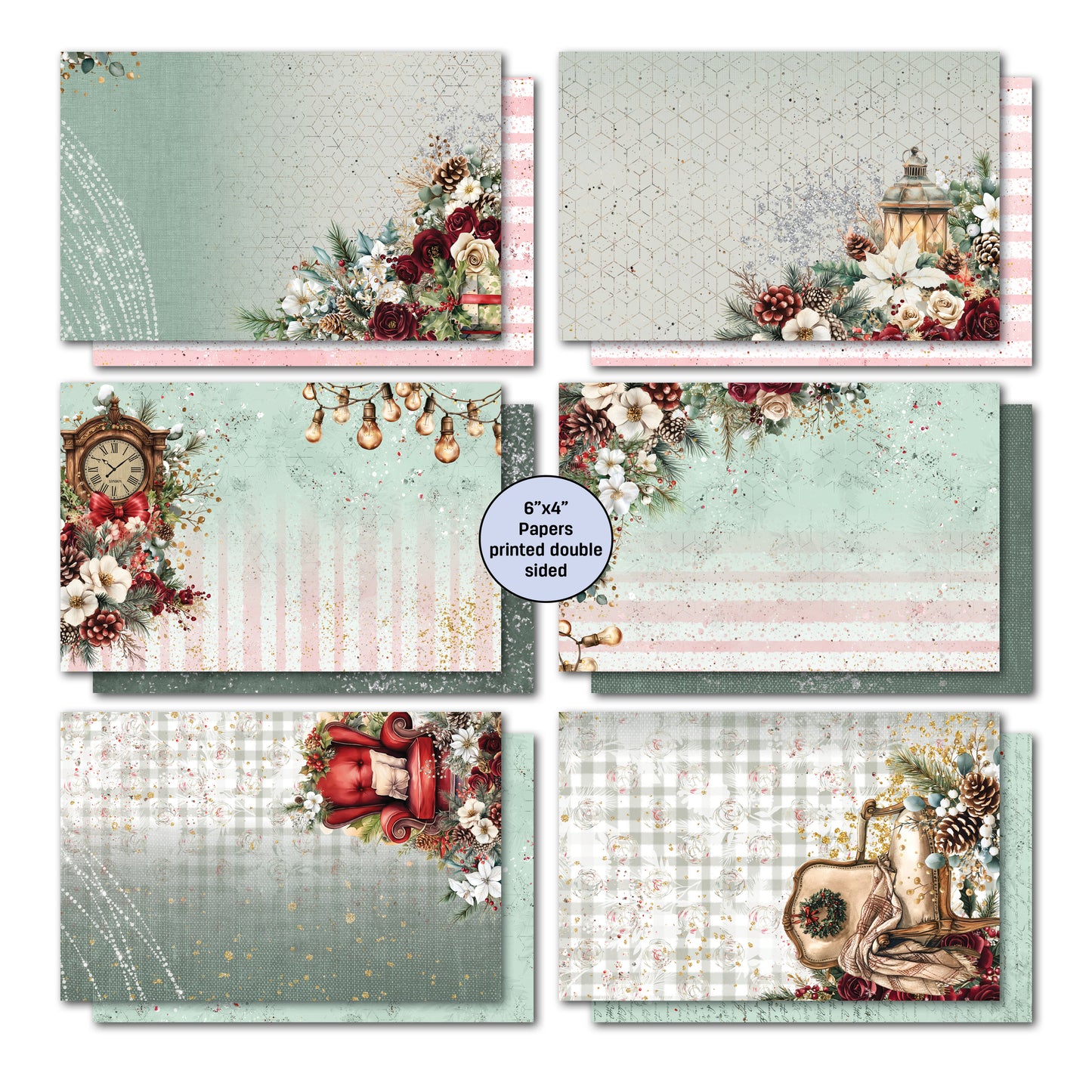 3Quarter Designs - 6x4 Card Making Pack - Silent Night
