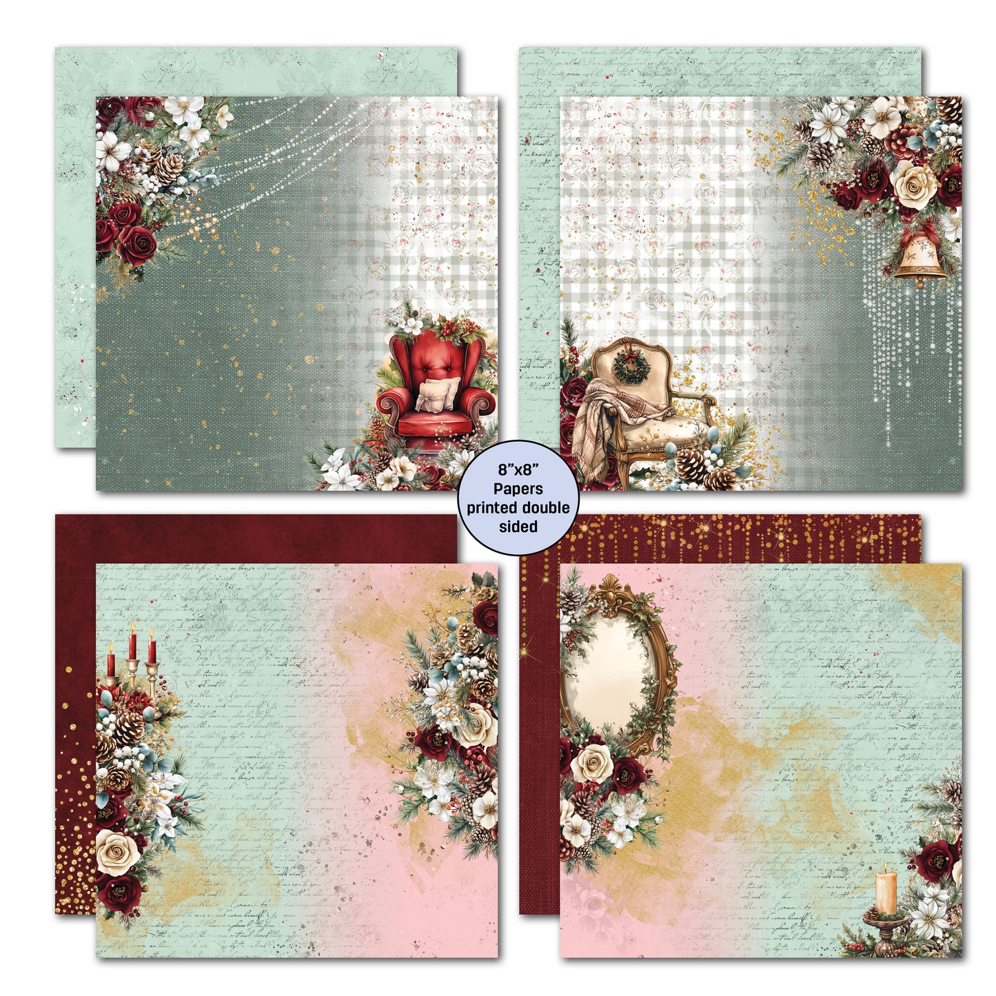 3Quarter Designs - 8x8 -  Silent Night