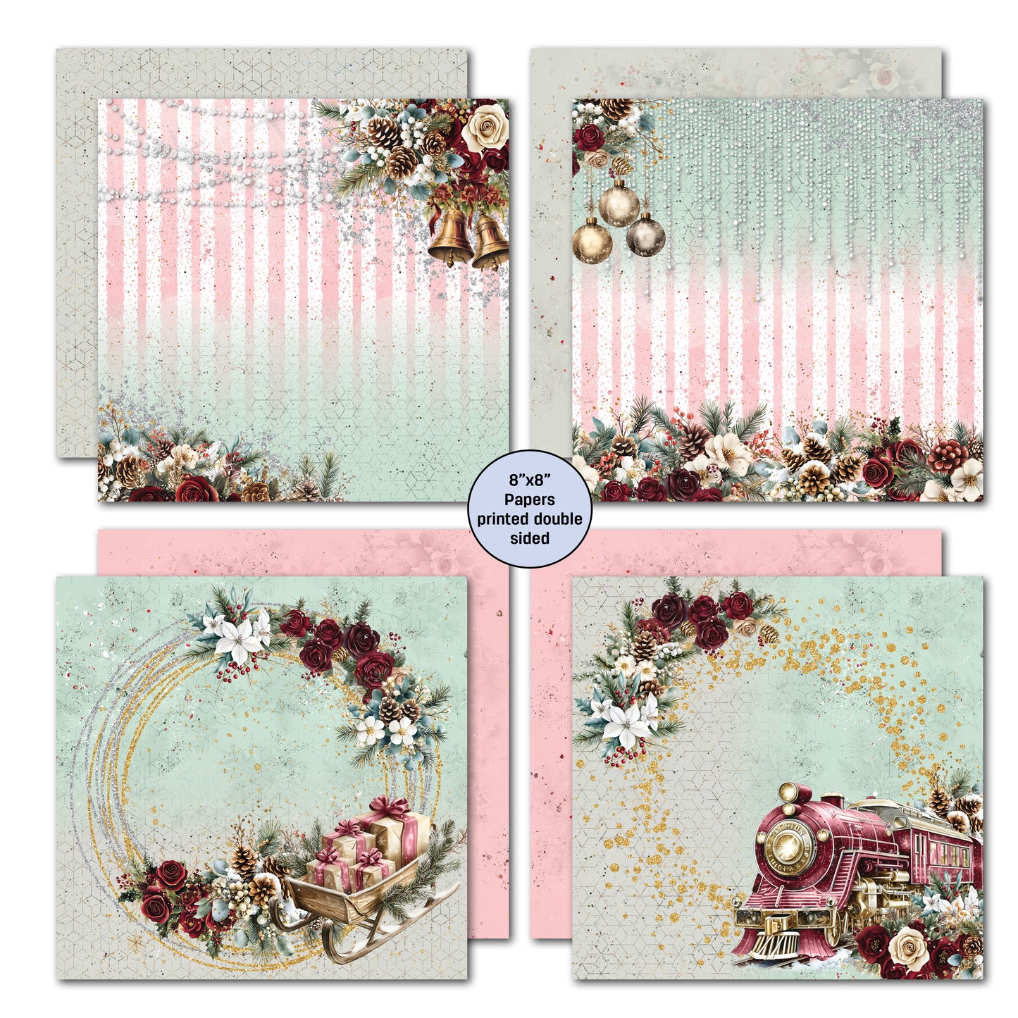 3Quarter Designs - 8x8 -  Silent Night