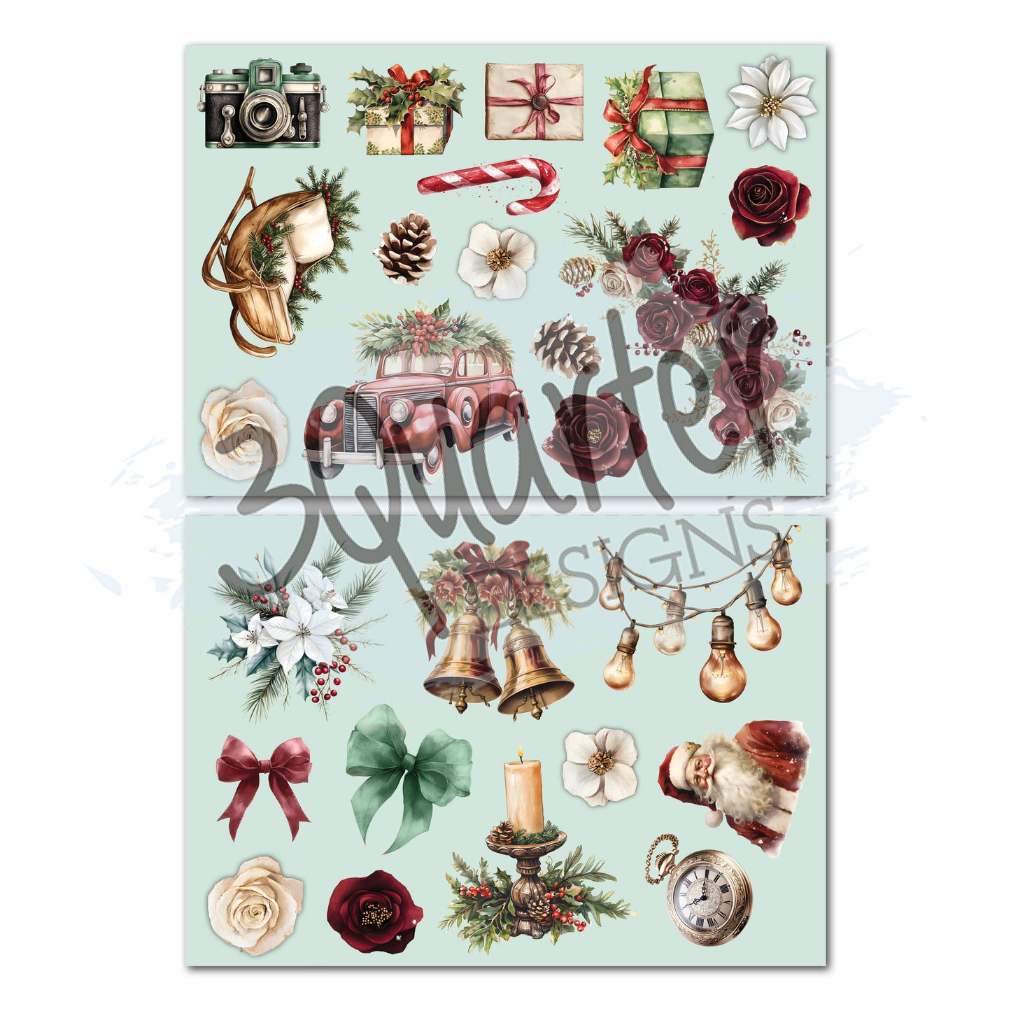 3Quarter Designs - 8x8 -  Silent Night