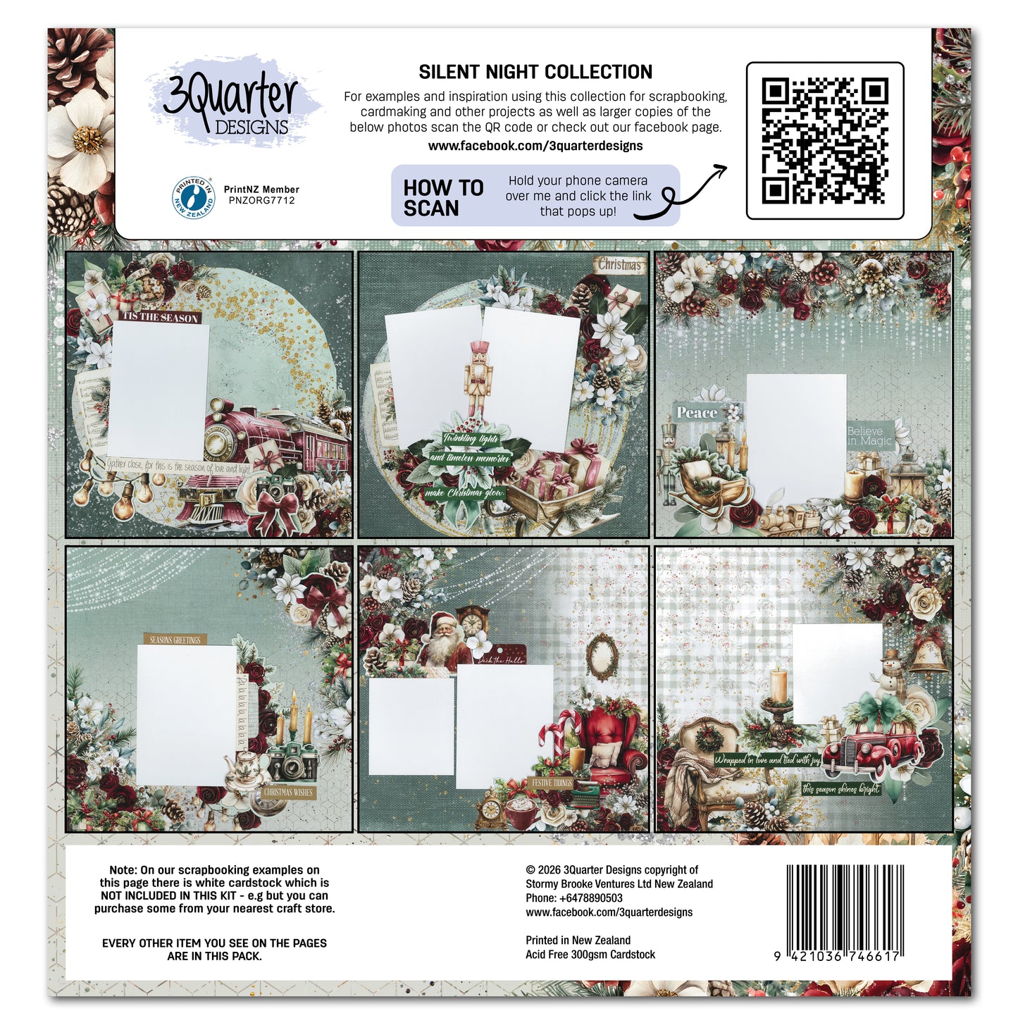 3Quarter Designs - 12x12 - Silent Night