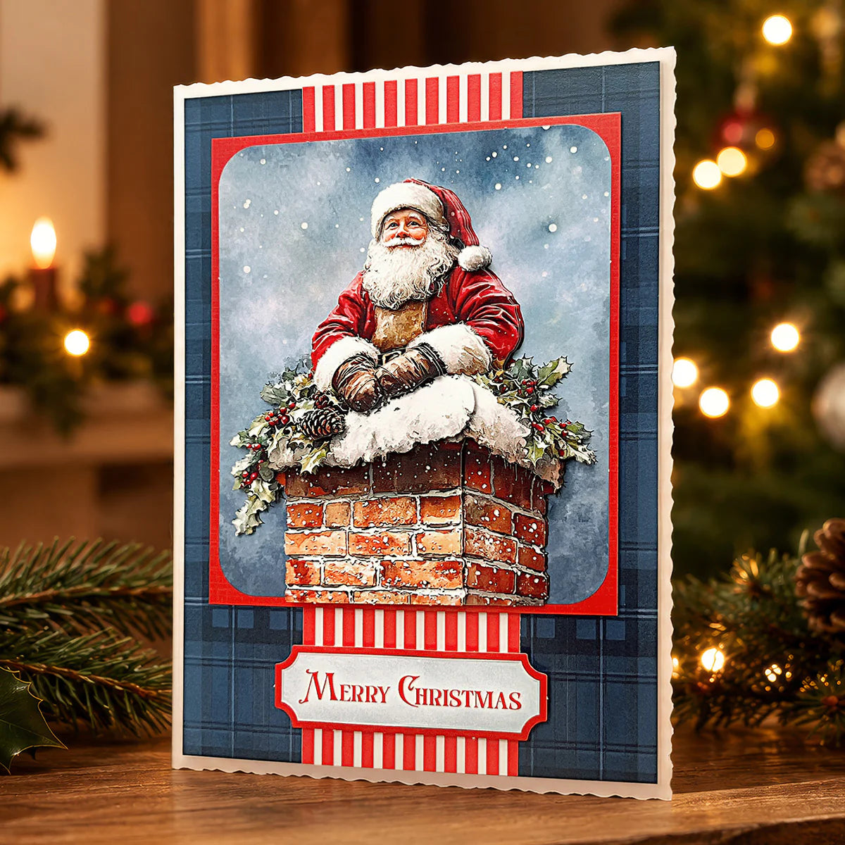 Katy Sue - White Deckle Edged Cards & Envelopes (6/pack) Mixed Sizes