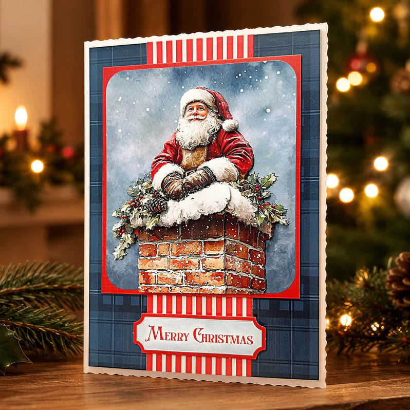 Katy Sue - Die Cut Decoupage – Santa Stop Here (1/sheet)