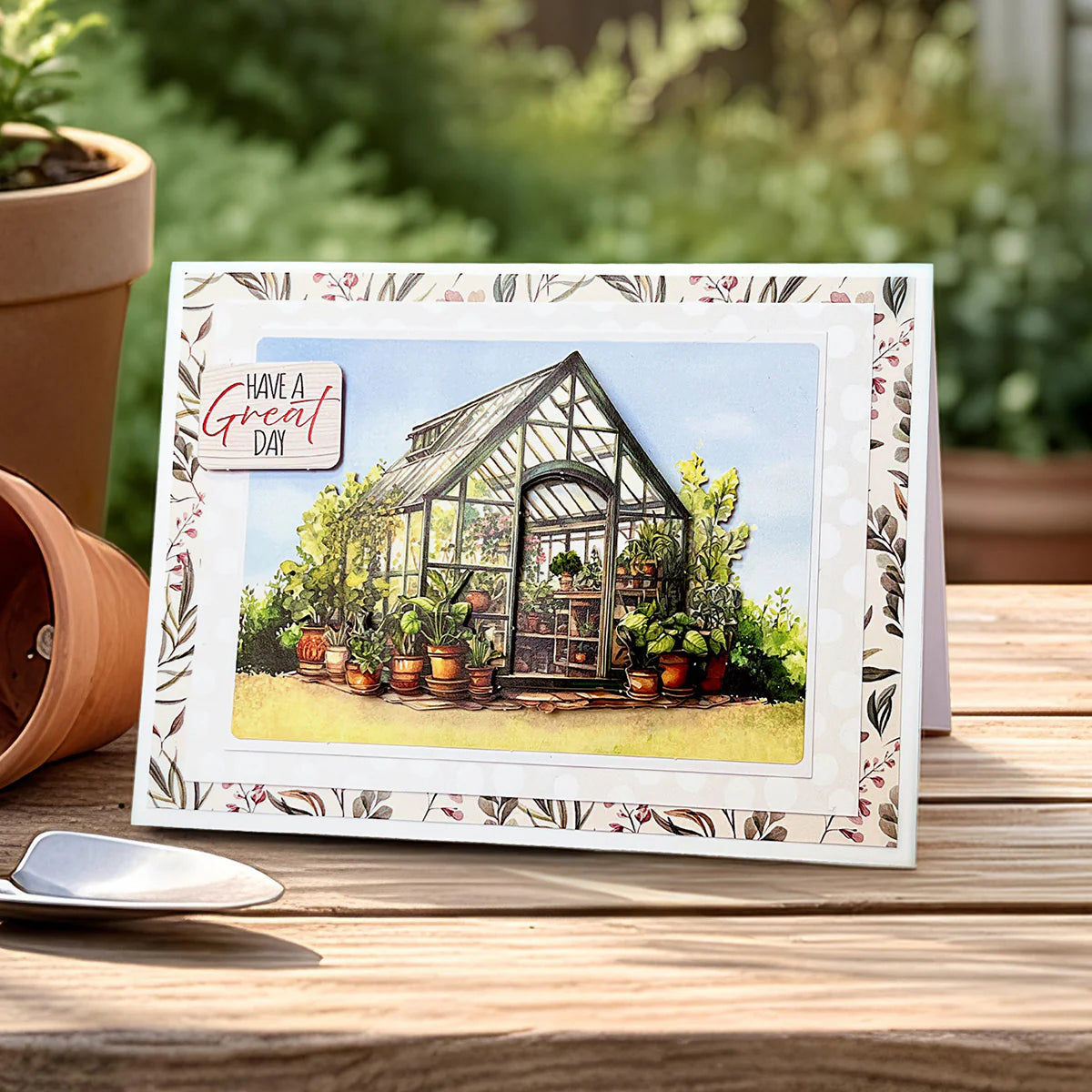 Katy Sue - 3D Die Cut Decoupage - Summer Greenhouse (1/sheet)