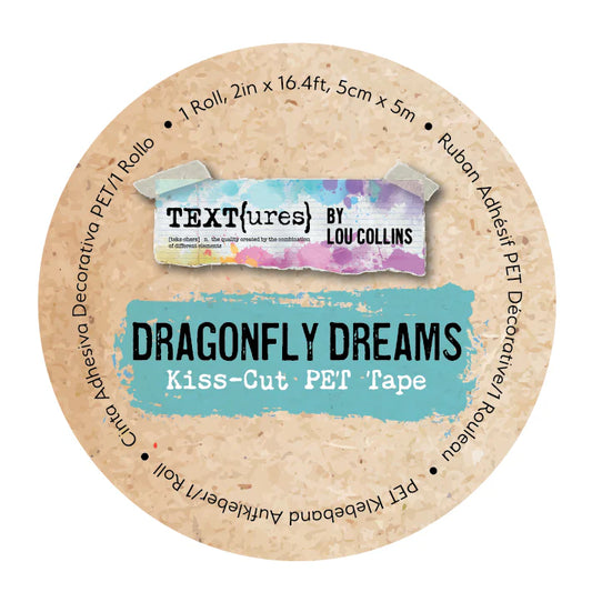 Arden Creative Studio - TEXT(ures) Dragonfly Dreams Kiss-Cut PET Tape