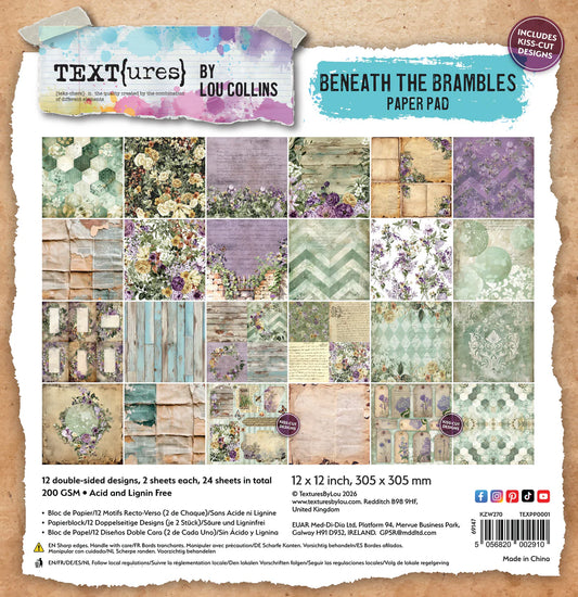 Arden Creative Studio - TEXT{ures} Beneath the Brambles - 12 x 12 Paper Pad