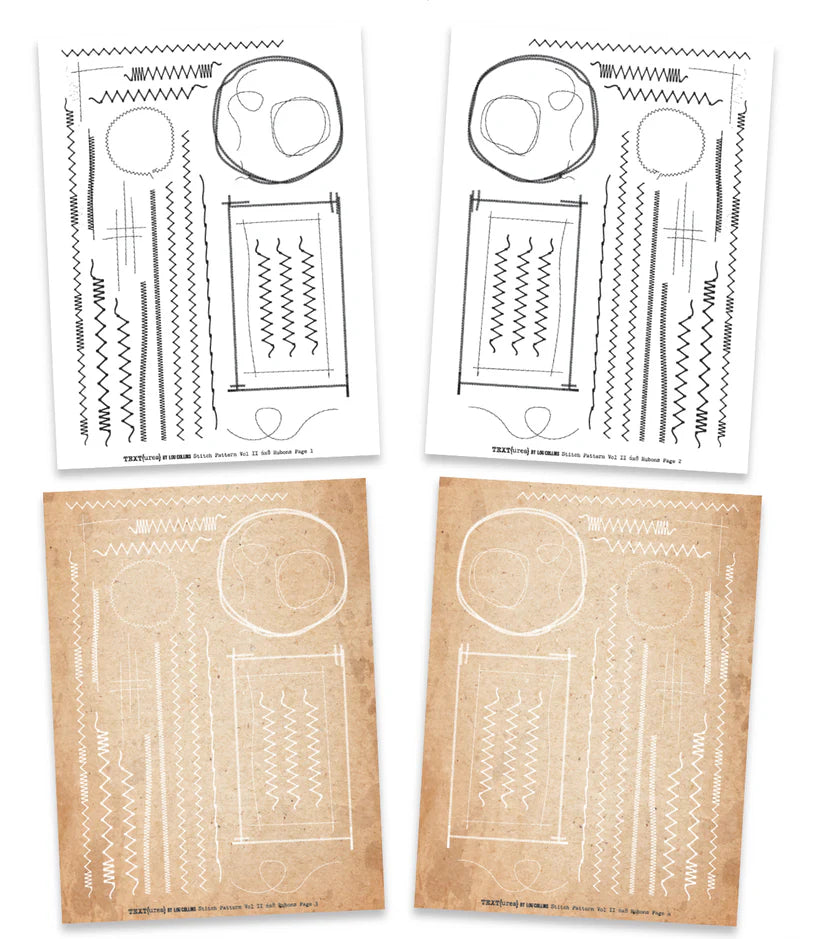 Arden Creative Studio - TEXT(ures) Stitch Pattern 6x8 Rub-On Transfer Set (Dragonfly Dreams)