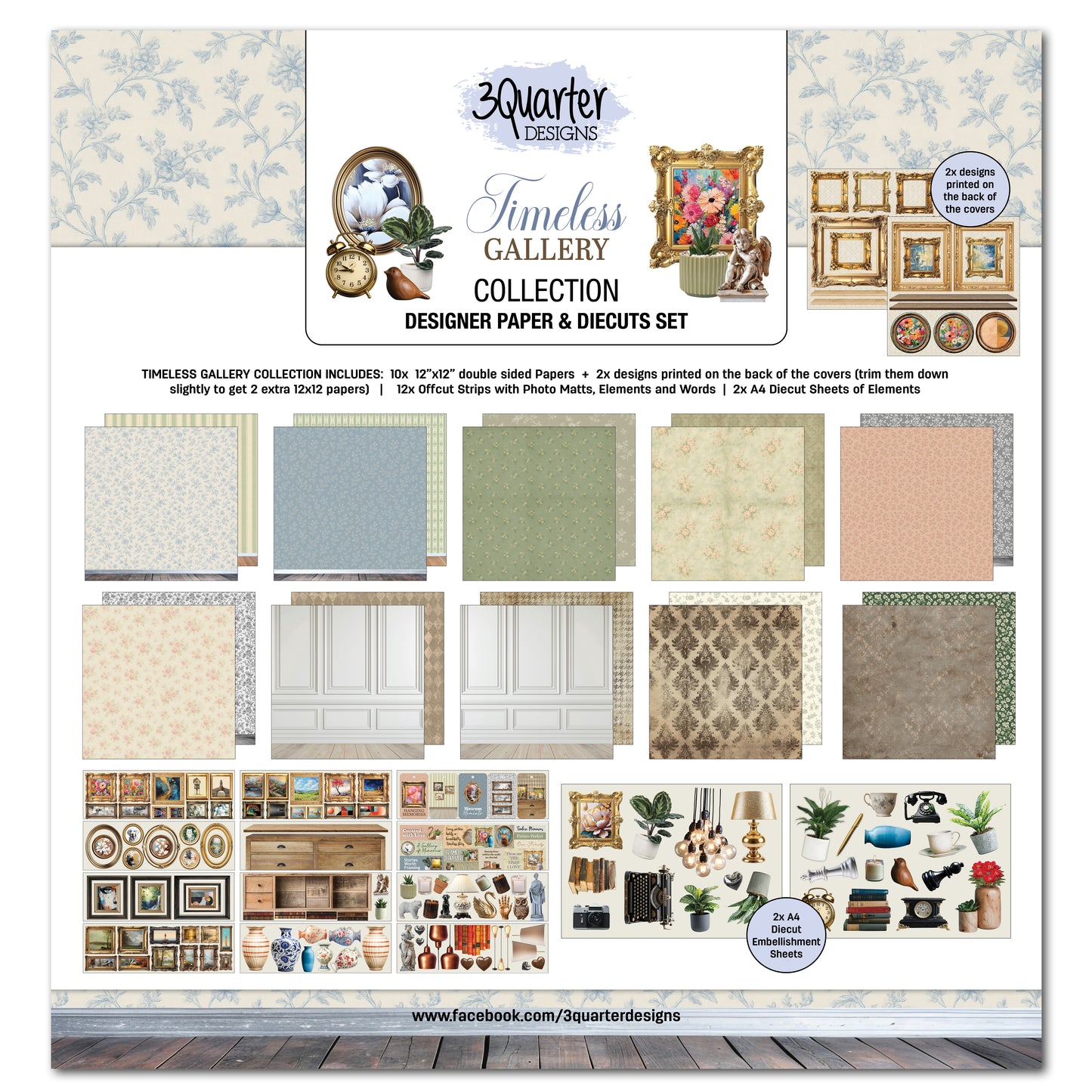 3Quarter Designs - 12x12 - Timeless Gallery