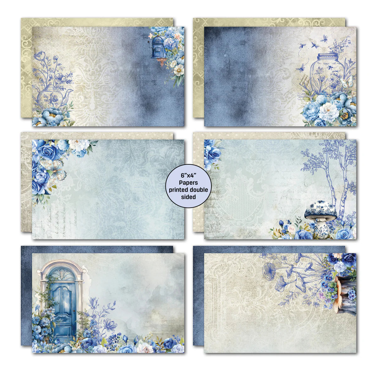 3Quarter Designs - 6x4 Card Making Pack - Twilight Ink