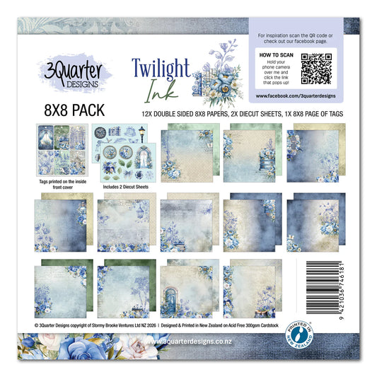 3Quarter Designs - 8x8 - Twilight Ink