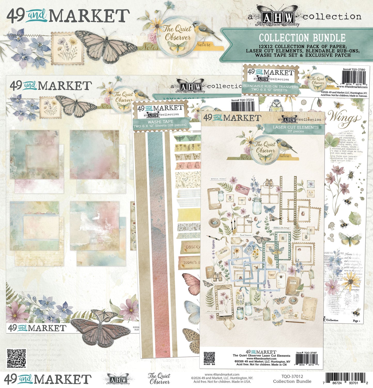 49 and Market - The Quiet Observer Collection Bundle with Patch