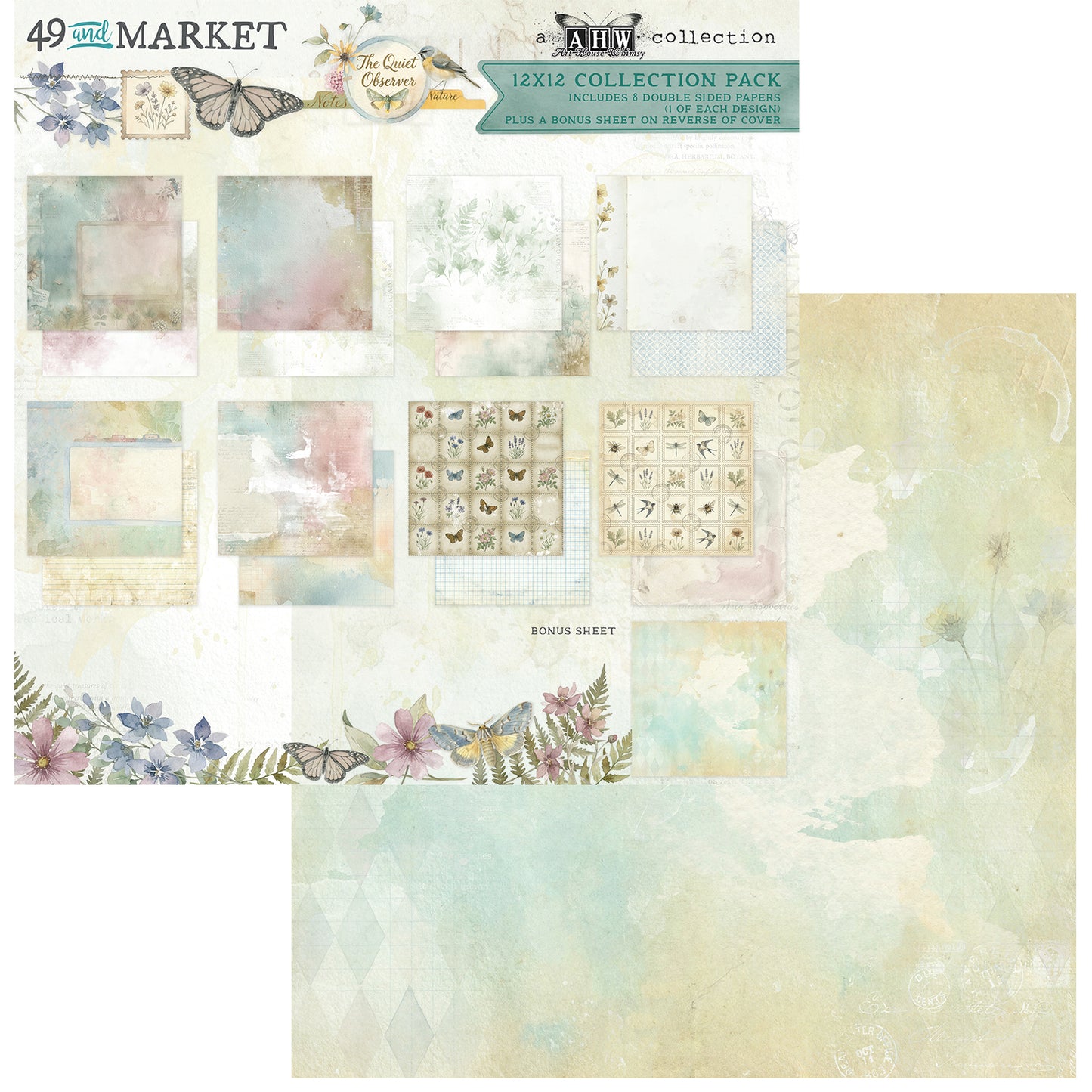 49 and Market - The Quiet Observer - 12x12 Collection Pack