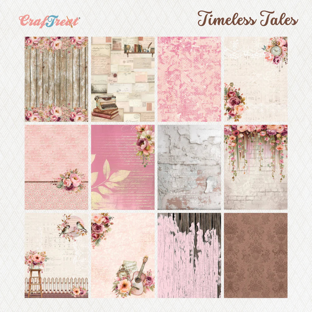 Craftreat - 6x8 Paper Pad - Timeless Tales