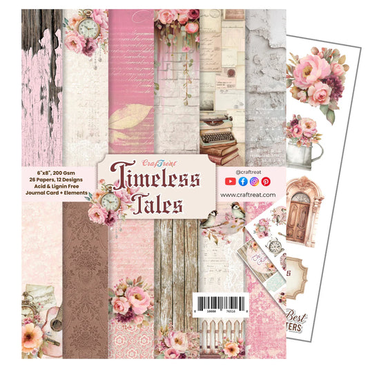 Craftreat - 6x8 Paper Pad - Timeless Tales