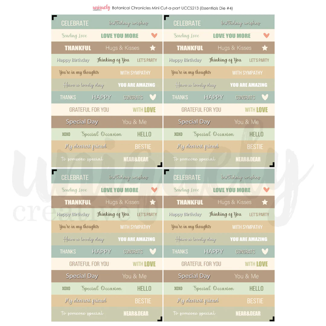 Uniquely Creative - Botanical Chronicles Bundle Kit - Advent 2025