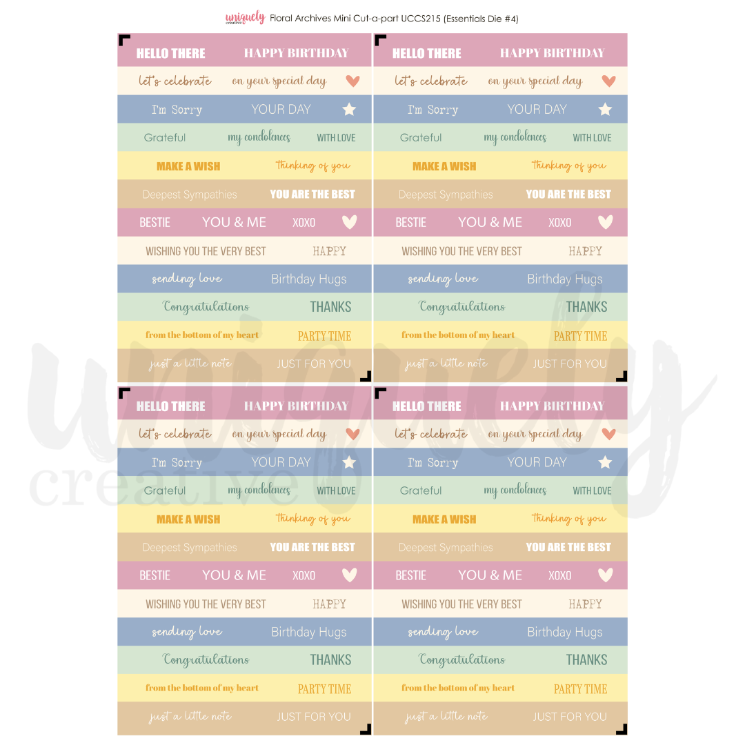 Uniquely Creative - Floral Archives Bundle Kit - Advent 2025