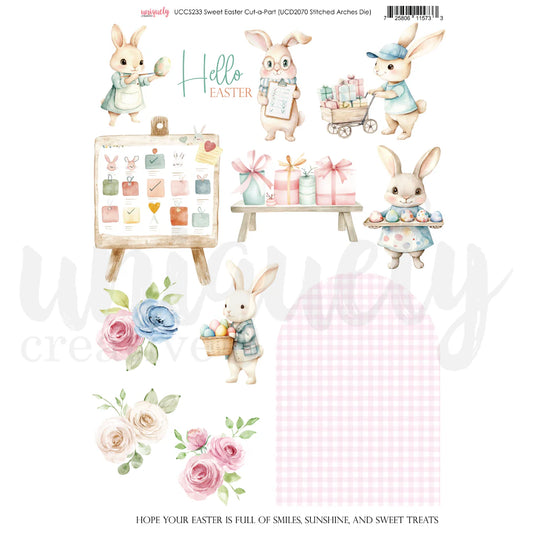 Uniquely Creative - Sweet Easter - Cut-a-Part Sheet