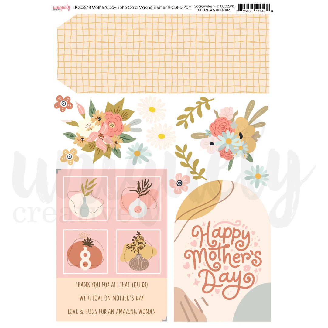 Uniquely Creative - Mother's Day - A4 Card Making Mini Bundle