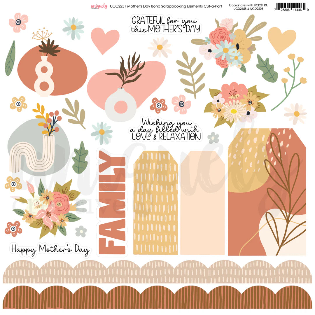 Uniquely Creative - Mother's Day - 12x12 Scrapbooking Mini Bundle