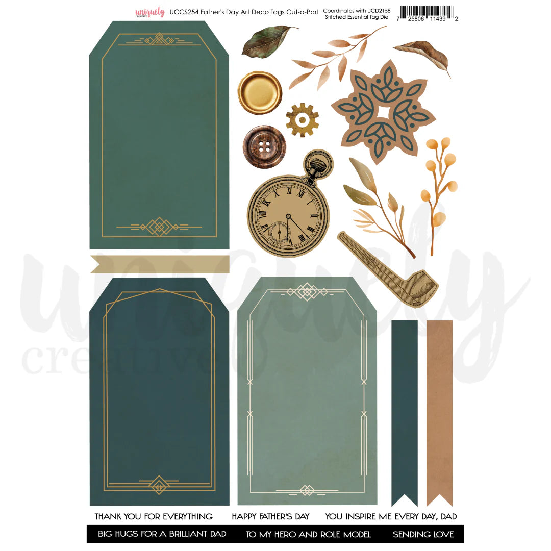 Uniquely Creative - Father's Day - A4 Card Making Mini Bundle
