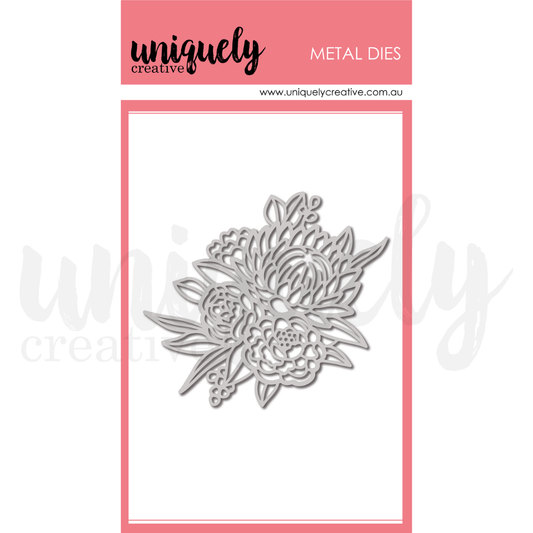 Uniquely Creative - Tea & Tranquility - Protea Posy Die