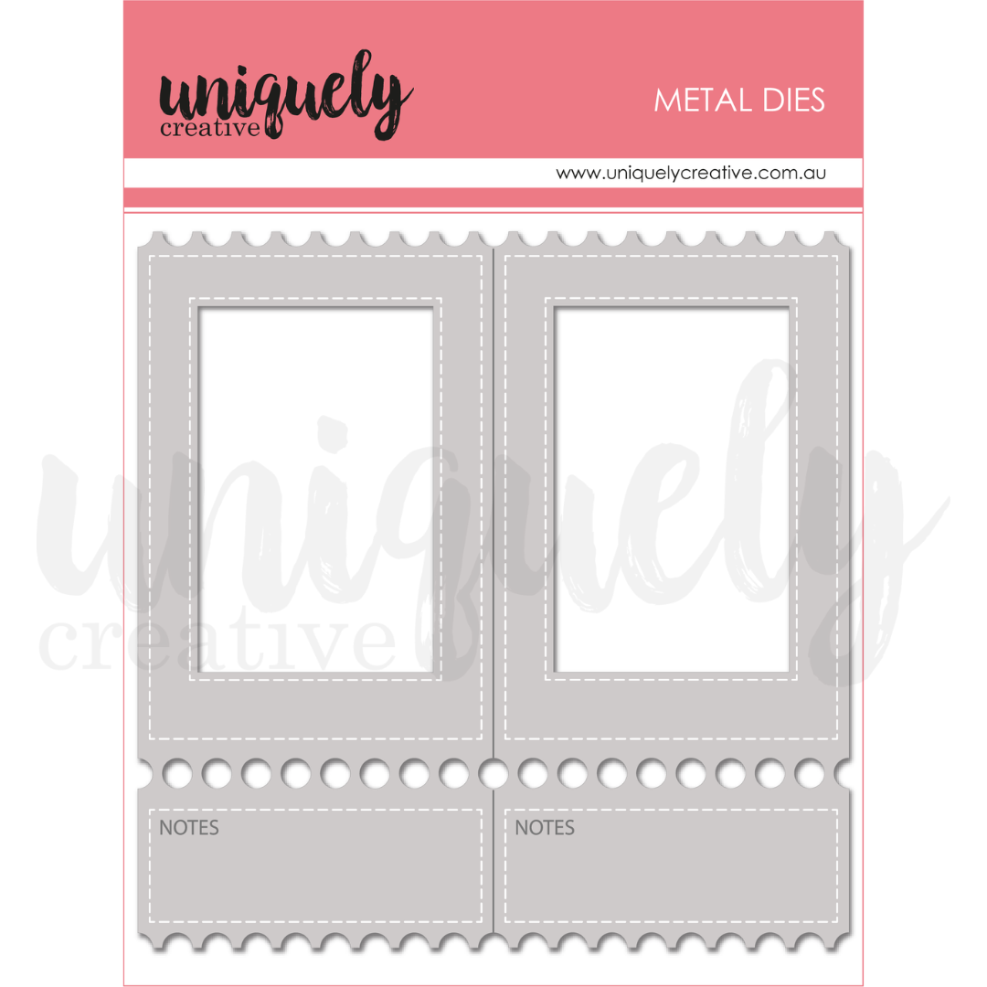Uniquely Creative - Tea & Tranquility - Folding Ticket Frame Die
