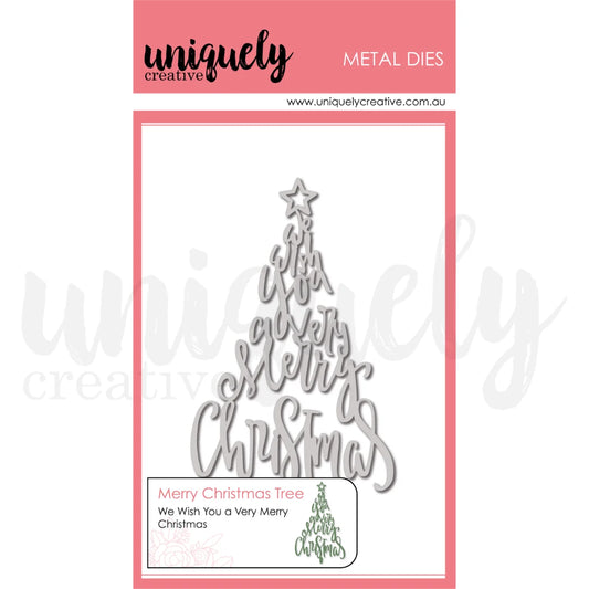 Uniquely Creative - Merry Christmas Tree Die (Oct 26)