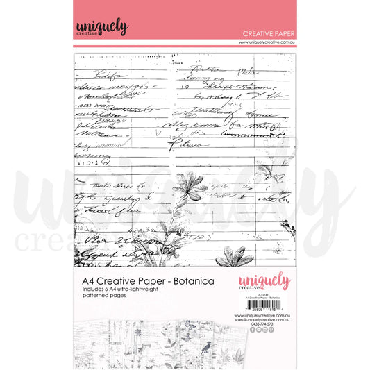 Uniquely Creative - A4 Creative Paper - Botanica - Advent 2025