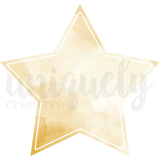 Uniquely Creative - Classic Star- Decorative Base Layer