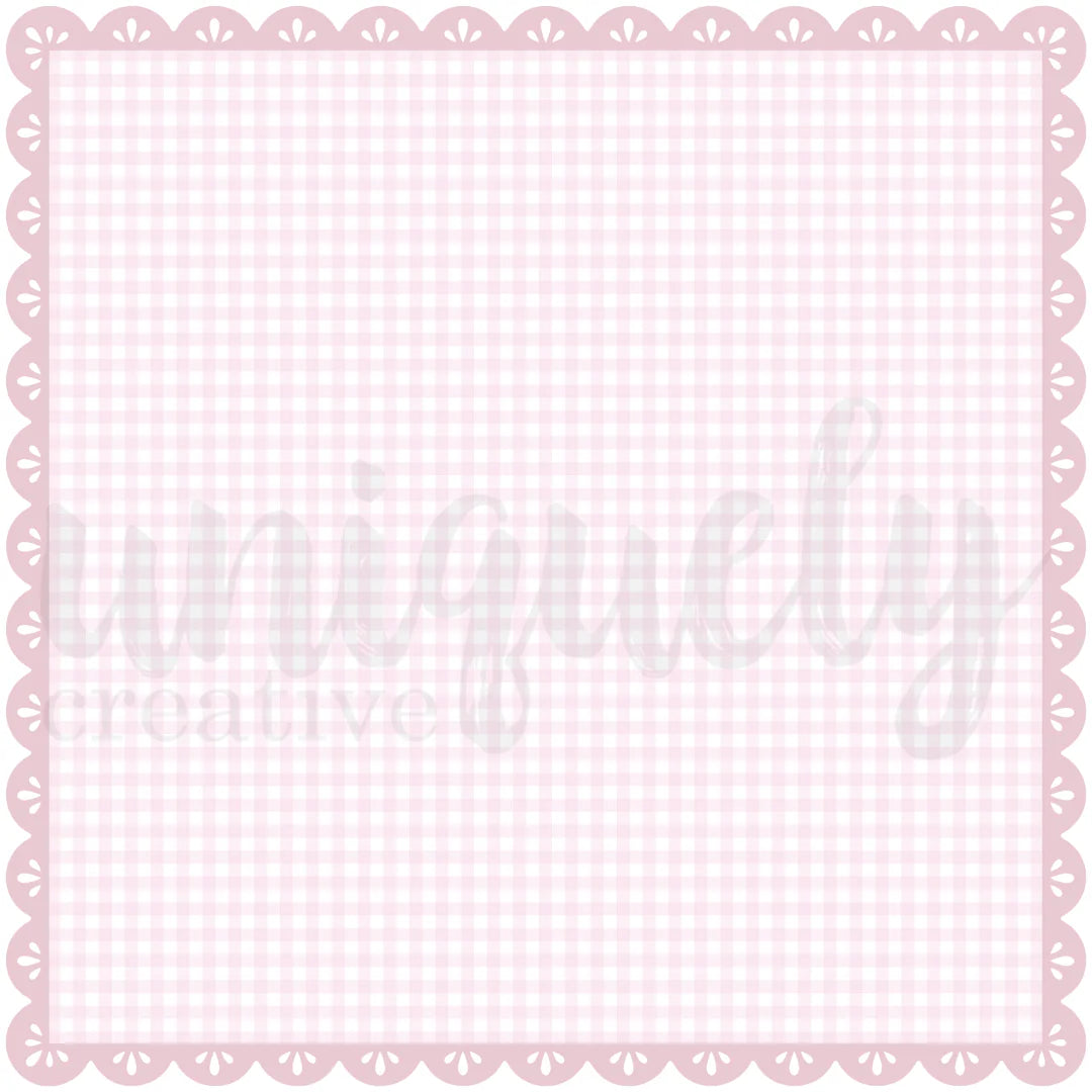 Uniquely Creative - Gingham Square - Decorative Base Layer (Whispers of Wisdom)