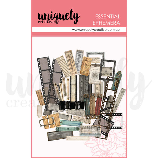 Uniquely Creative - Acetate Rustic Ephemera (Aug 26)